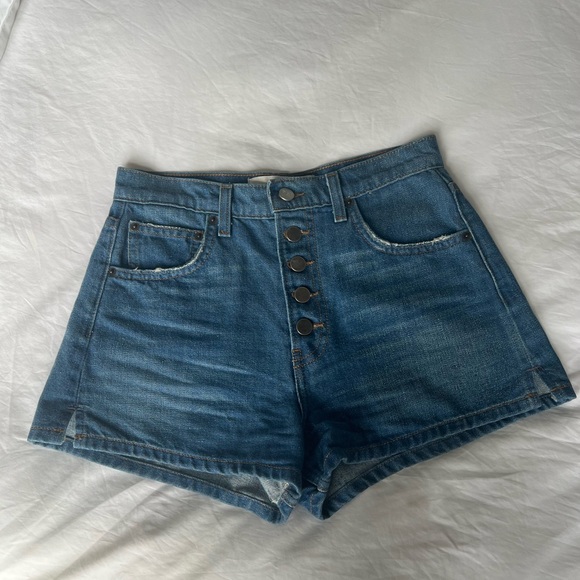 Reformation Charlie High Rise Jean Short - Picture 2 of 5